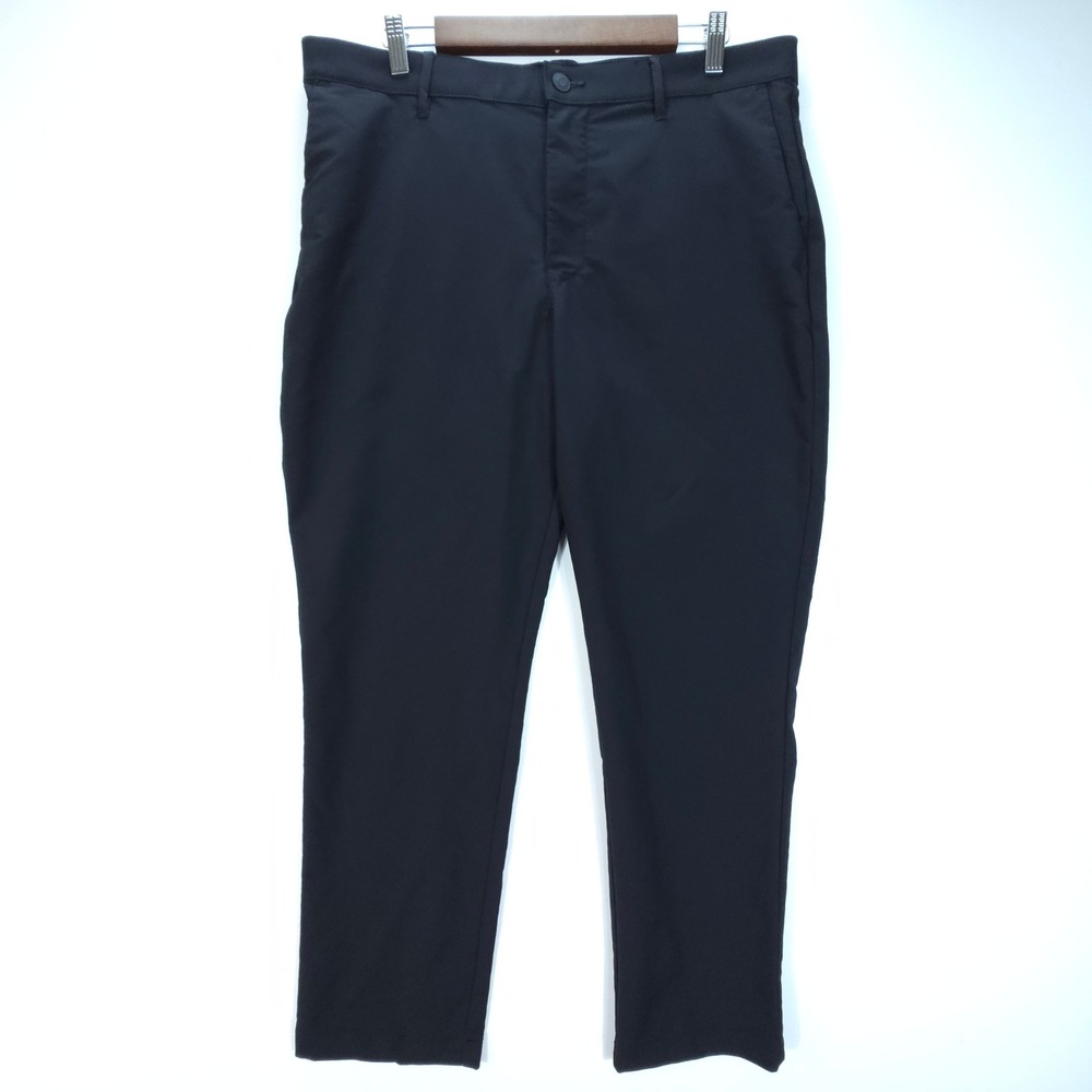 Streetwear Banana Republic Pants Men 36x29 Black Performance Chino Slim Straight